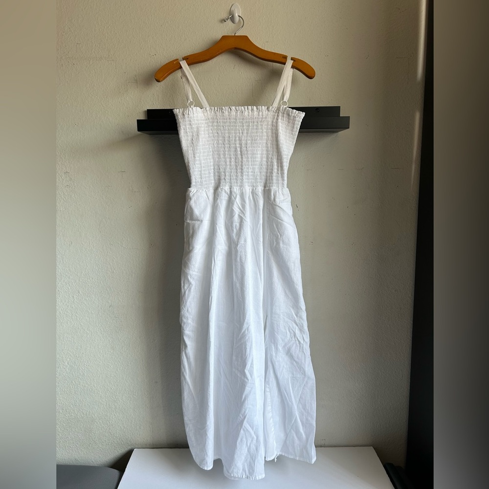 WAYF white midi dress Size XS